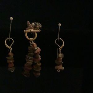 This is a double strand bracelet. On the same toggle clasp closures.